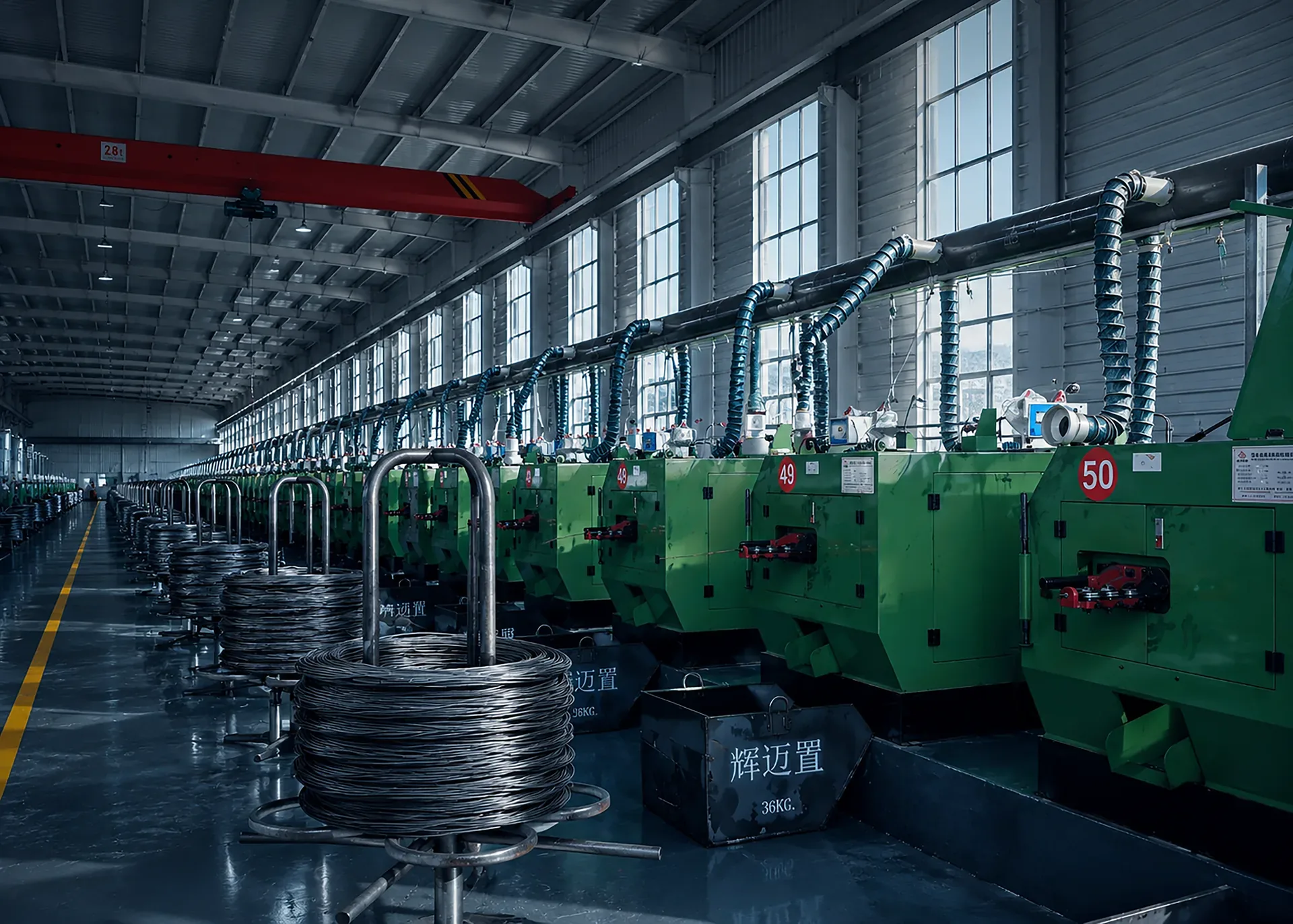 LUZE International production equipment and factory workshop
