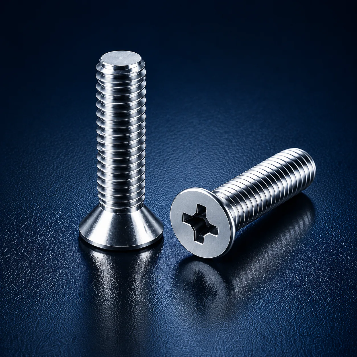 Countersunk machine screws